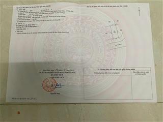 Nhà tôi cần bán một lô 55m cực đẹp vân canh, hoài đức