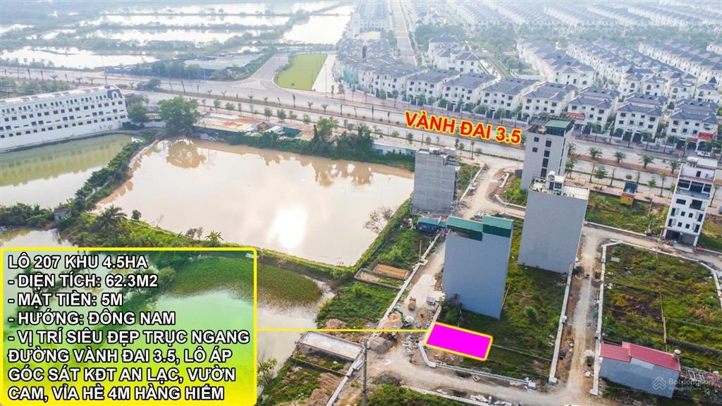 Nhà tôi cần bán một lô 55m cực đẹp vân canh, hoài đức