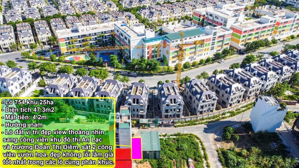 Chính chủ tôi cần bán gấp lô đất s47,3m2 mặt tiền 4,20 khu đất phân lô vân canh ,sơn đồng ,hà nội