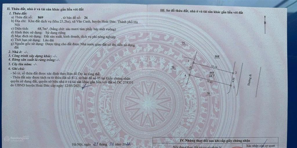 Lô đất đẹp vân canh hiện tại, xin mời anh chị cùng tham khảo và  xem
