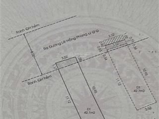 Quận 10 hẻm xe hơi 8m  đường lê hồng phong  3 bước chân ra mặt tiền đường  giá 7tỷ9 đ