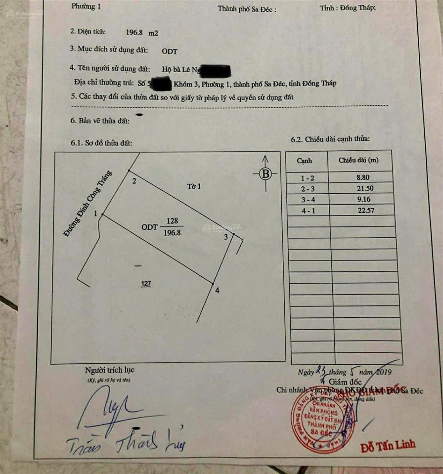 Di dân nên bán lại nhà cấp 4, giá 2 tỷ, diện tích ngang 8.8m dài 22. dt sdung 196,8m2