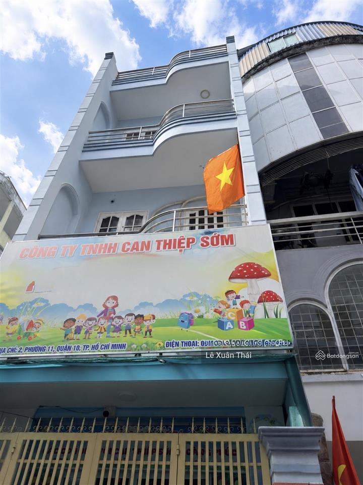 Sắp hết hđ thuê, chủ cần bán chia tài sản nhà 4t hẻm xe tải 3/2 q10, 48m2  9t tl