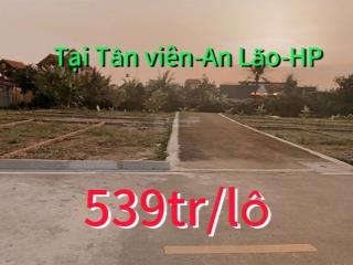 Đất nền giá 539tr vị trí lõi kcnhp tại tân viênan lão