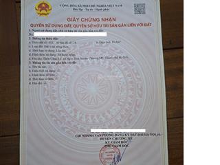 Bán đất chúc lý, phường chương mỹ, hà nội