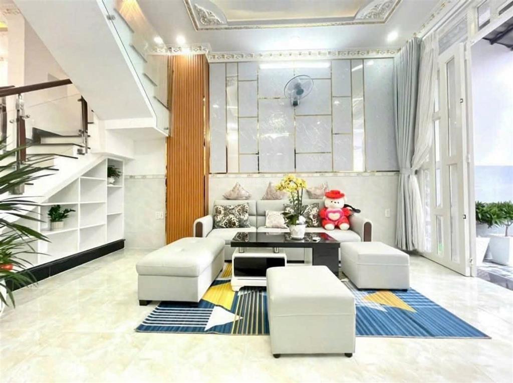 Nhà hẻm xe hơi, huỳnh tấn phát, nhà bè, ngay chợ phú xuân, 3 tầng, sổ hồng riêng, giá 5,4 tỷ