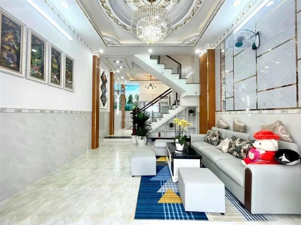 Nhà hẻm xe hơi, huỳnh tấn phát, nhà bè, ngay chợ phú xuân, 3 tầng, sổ hồng riêng, giá 5,4 tỷ