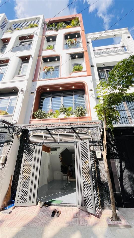 Nhà hẻm nhựa 7m ôtô né nhau, 5 tầng kiên cố không lộ giới. dt 52m2 đường nguyễn ảnh thủ. giá 6t9 tl
