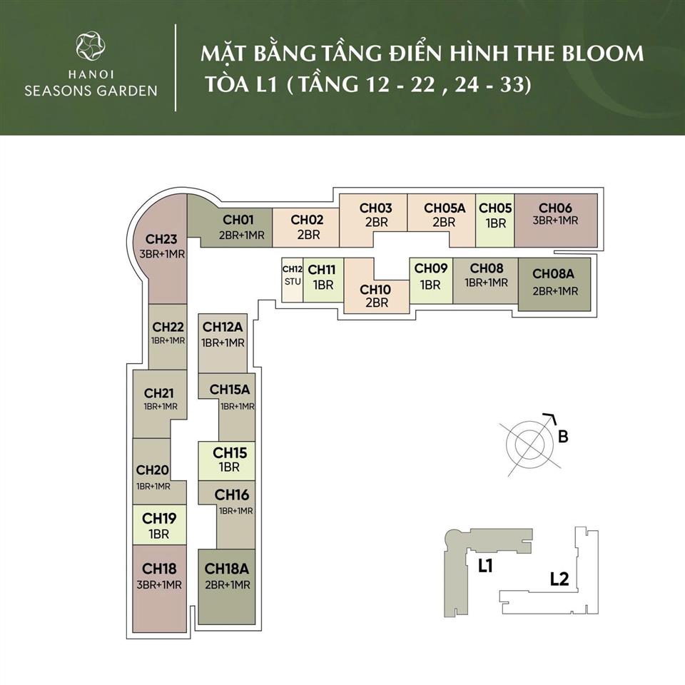 Masteri hanoi seasons cần bán gấp căn 2pn dt 83m2 tầng trung giá rẻ nhất 11,149 tỷ  0975 344 ***