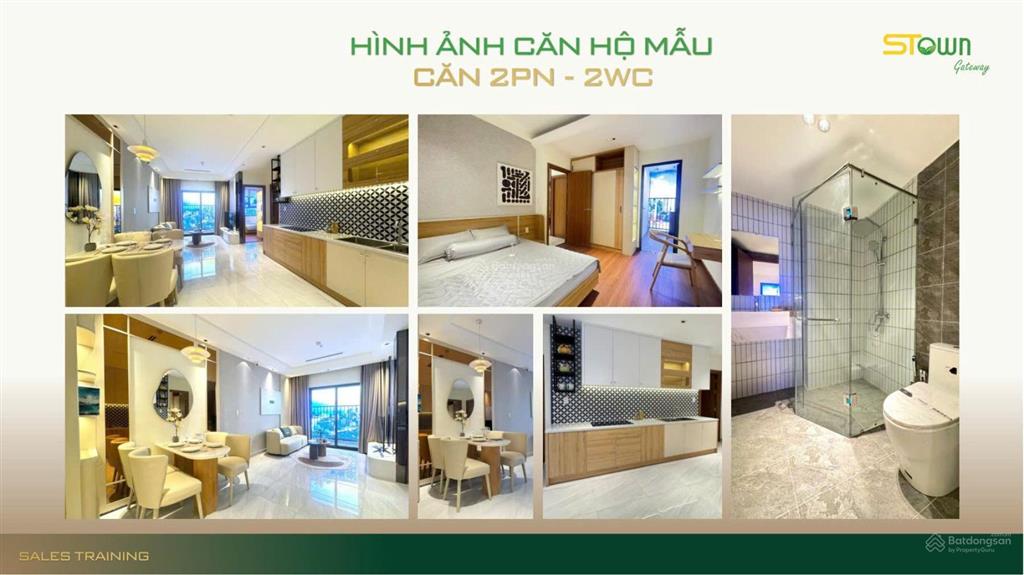 Stown gateway hàng trực tiếp chủ đầu tư  2 tỷ căn hộ 2 phòng ngủ