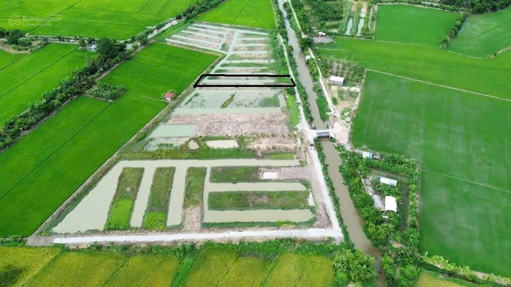 Bán đất 717m2 thổ cư 100m2, dự án đường rạch giá long xuyên mặt tiền 10m, phía sau lộ đường đá 5m