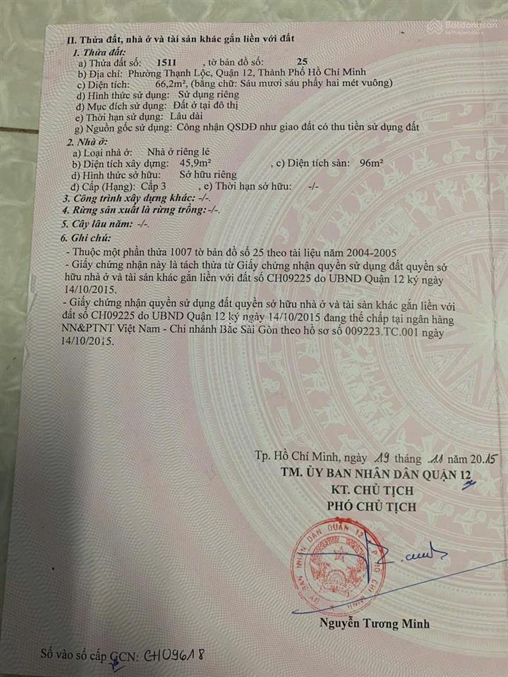 Bán nhà riêng chính chủ, phường an phú đông