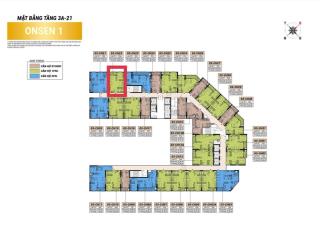 Căn 22 tầng 23 toà onsen view pháo hoa trọn đời giá cđt khônh chênh  sun nha trang