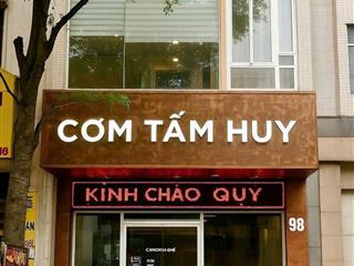 CHÍNH CHỦ SANG NHƯỢNG QUÁN ĂN VÀO LÀ BÁN NGAY Vị trí: 98 Ô chợ dừa