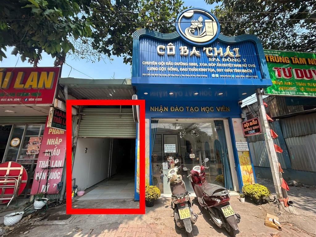 CHO THUÊ MẶT BẰNG GIÁ RẺ – VỊ TRÍ ĐẸP TẠI DĨ AN  Đối diện KDC An Phát – gần chợ Tân Bình