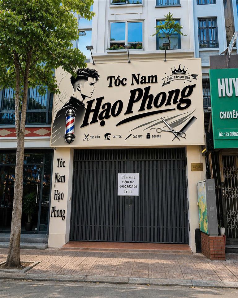 CHÍNH CHỦ CẦN SANG TIỆM CẮT TÓC NAM GÓC 2 MẶT TIỀN – BÌNH CHÁNH thoáng mát, dễ nhận diện,