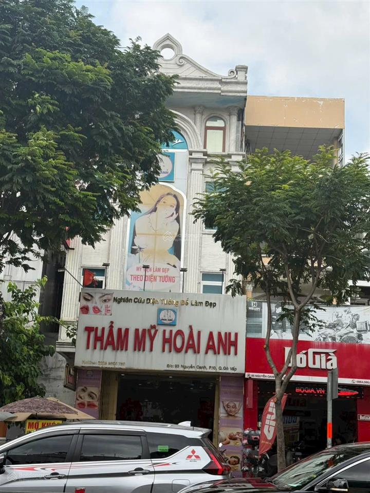 Hạ 5 tỷ còn 28 tỷ nhà mặt tiền nguyễn oanh p10 gv, dt hiện trạng 7x25m, 6 lầu thang máy