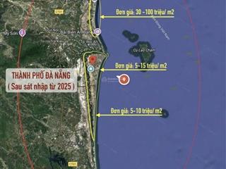 Lô đất 2 mặt tiền, cách biến chỉ 200m cách đường thanh niên chỉ 20m, đường bê tông ra tới biển