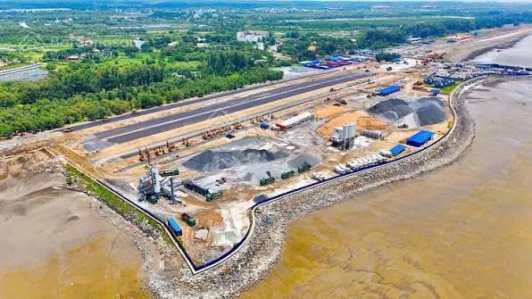 Bán đất nền mặt tiền lương văn nho 30m  gần vinhomes cần giờ  sổ riêng  giá 22triệu/m2