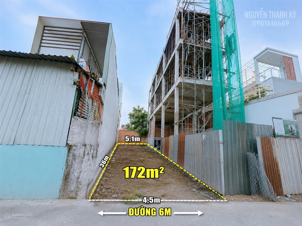 Đất quận 7  hẻm xe hơi 6m 1 sẹc  57,5tr/m2  rẻ ngang nhà bè
