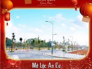 Kha sơn green home  khu đô thị 3 chạm chuẩn sống đầu tiên tại phú bình   0916 456 ***