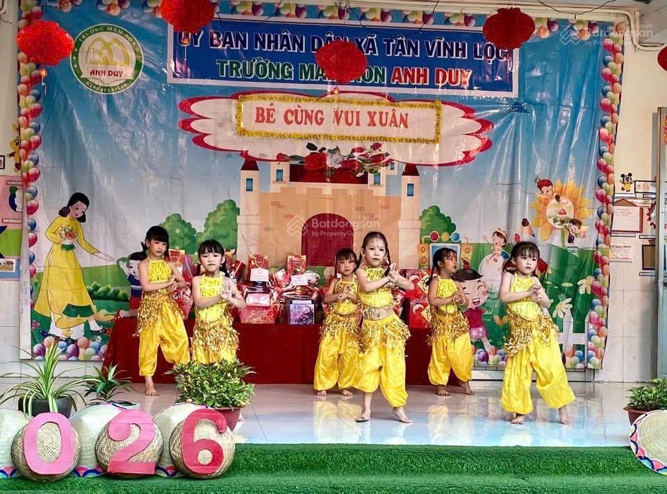Bán trường mầm non gần 1000m2 full thổ cú hđt 300 triệu/thángmặt tiền đường an hạ  giá 30 tỷ tl