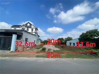 Bán đất biệt thự vườn siêu đẹp (20x32.6m), vị trí ngay mặt tiền đường nguyễn thị hai giao sông lu