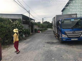 Bán gấp lô đất bên hông trường thcs tân thạnh đông, cách tl15 chỉ 100m, đường thông  đường xe tải