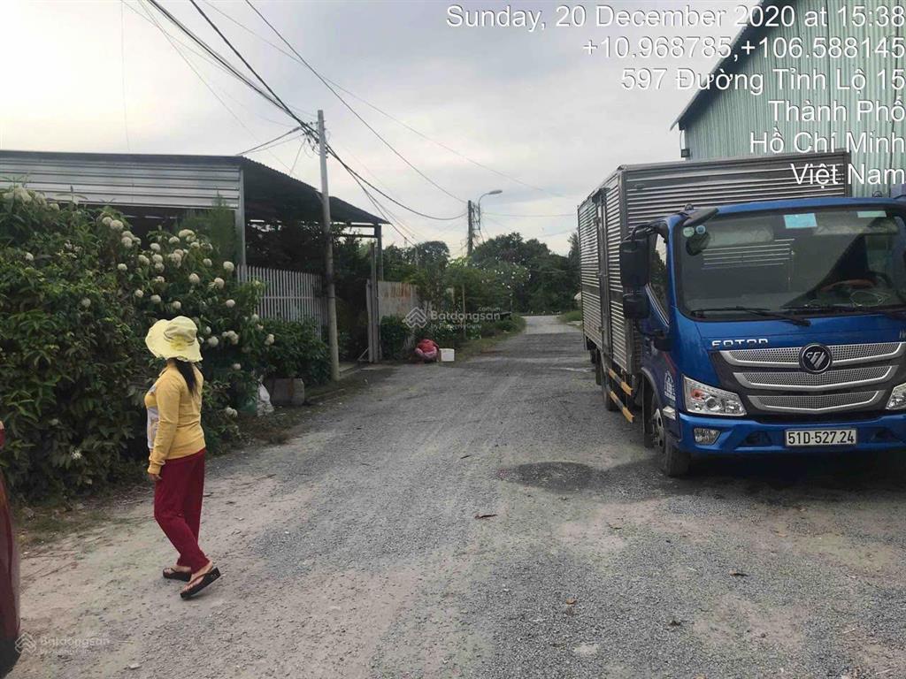 Bán gấp lô đất bên hông trường thcs tân thạnh đông, cách tl15 chỉ 100m, đường thông  đường xe tải