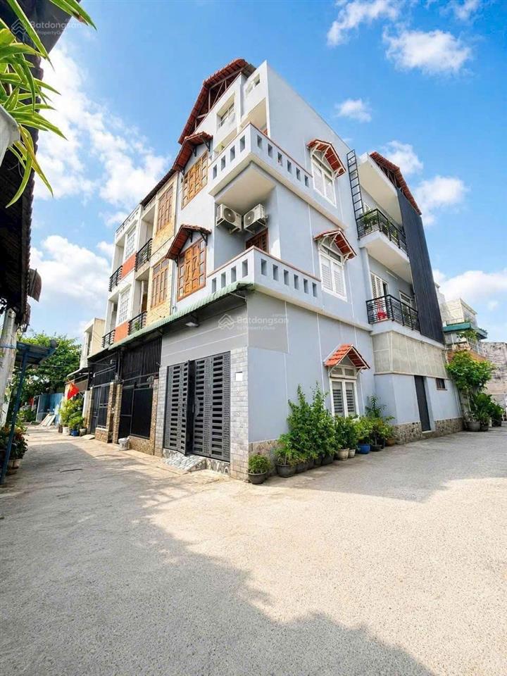 Nhà căn góc  bán nhà riêng hẻm xe hơi đường số 4 trường thọ thủ đức  1 trệt 2 lầu  nở hậu