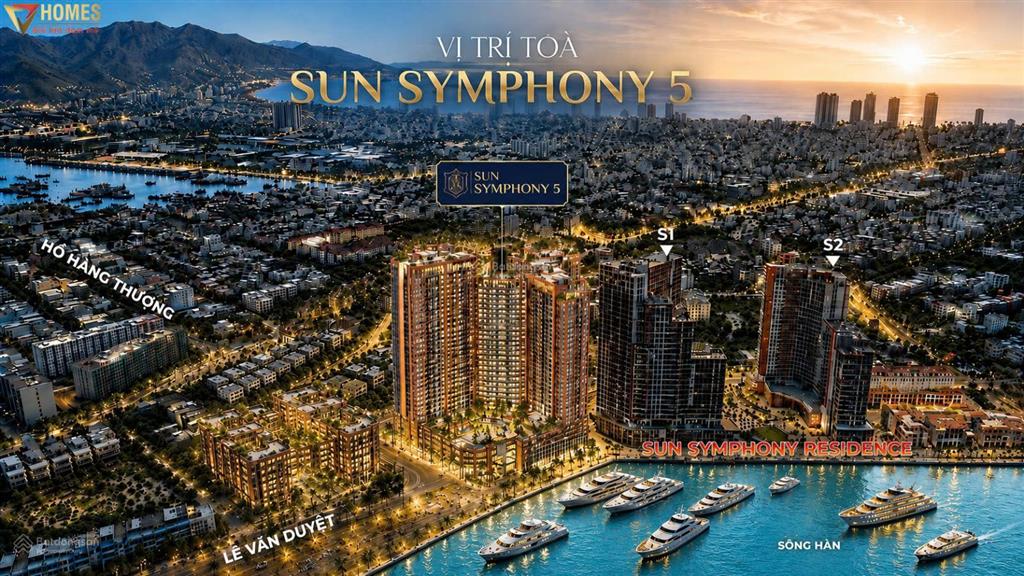 Chỉ từ 1,6 tỷ sở hữu căn hộ symphony 5 view sông hàn, pháo hoa diff. dòng tiền cho thuê 2025tr/th