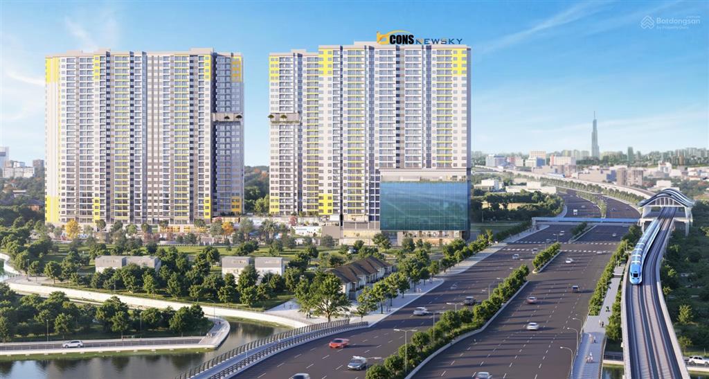 Nhà mặt tiền ql13  ngay trạm metro  bcons newsky  cđt uy tín  sổ hồng đầy đủ  đúng tiến độ