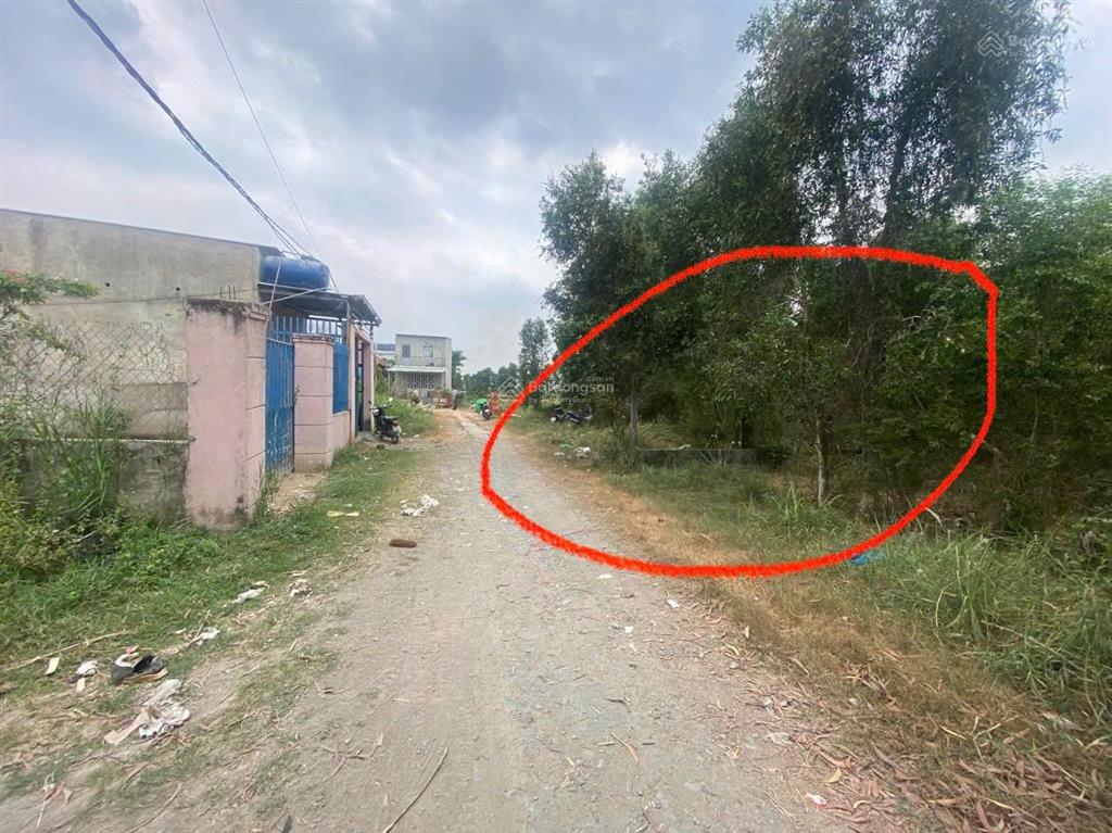 Đất riêng lẻ (sau lưng chợ đức hòa), full thổ cư, 10mx34m, 2,6 tỷ, thương lượng