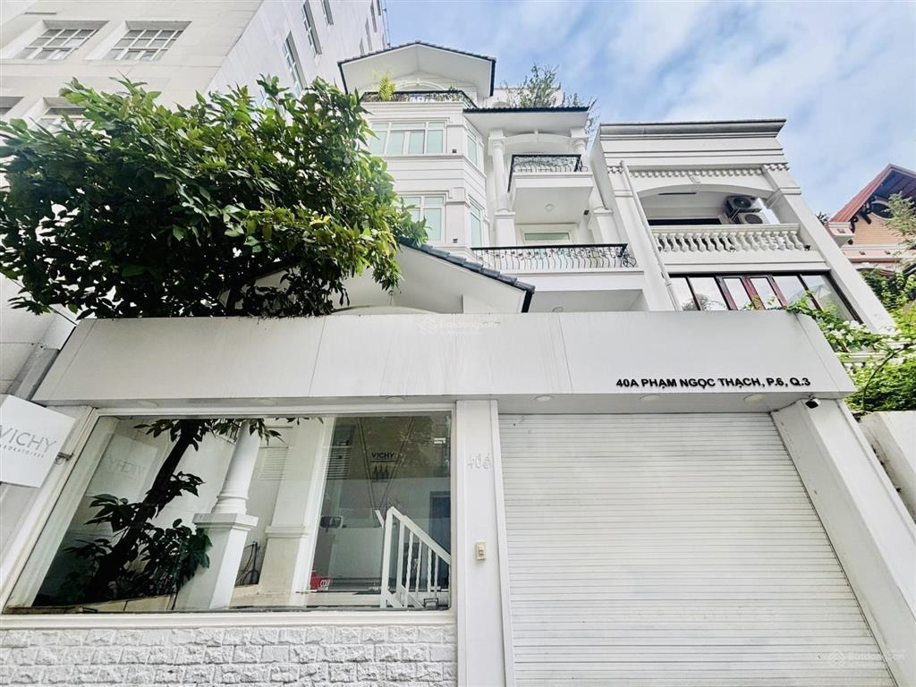Cho thuê nhà 40a phạm ngọc thạch, quận 3. dt 8x20m hầm 6 tầng
