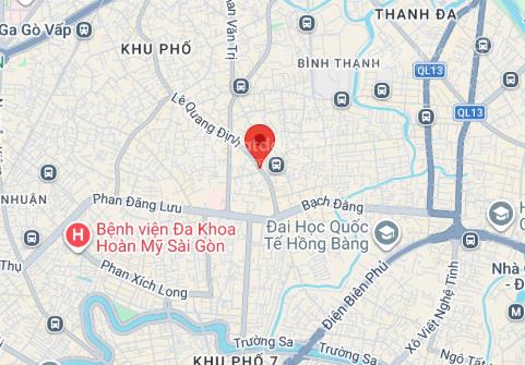 Cho thuê nhà mt 4 tầng 5pn lê quang định, bình thạnh thích hợp kd giá 31 triệu/tháng