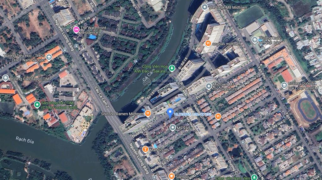 60 tỷ nhà phố vườn liên kế mỹ văn 1, đối diện midtown m5 và m6, đường 16, dt đất 7x18, dt nhà 450m2