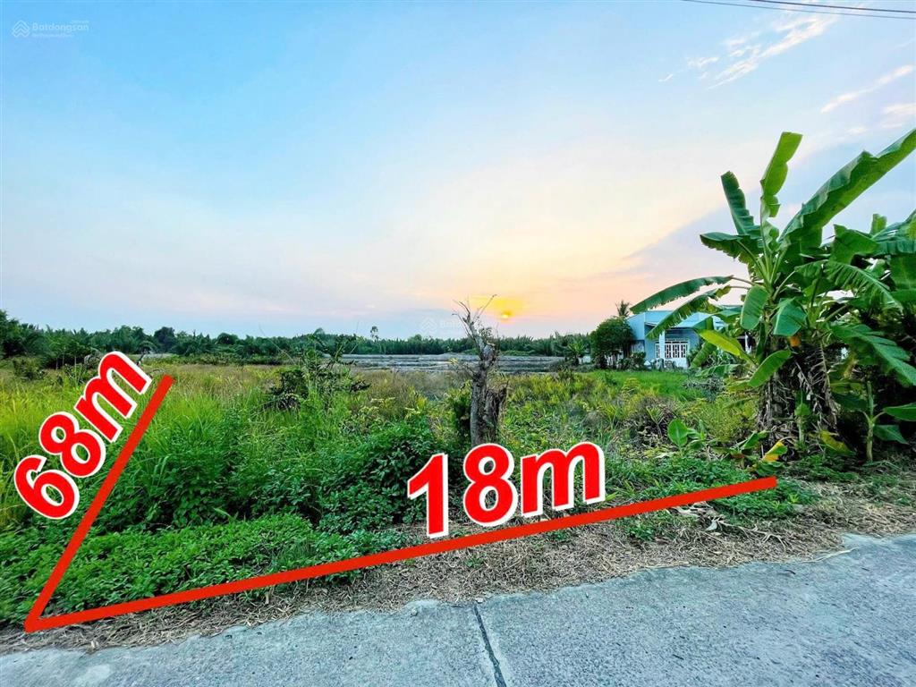 Bán đất làm nhà vườn, 1235m2 mặt tiền xe hơi, xã hiệp phước, ngang bề thế 18m, giá 3.7 tỷ