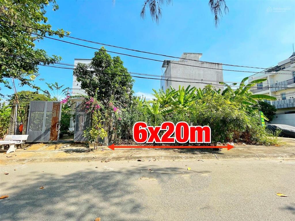 Đi nước ngoài, nên bán đất hẻm 274 nguyễn văn tạo, 6x20m, sổ hồng riêng, giá 4.6 tỷ