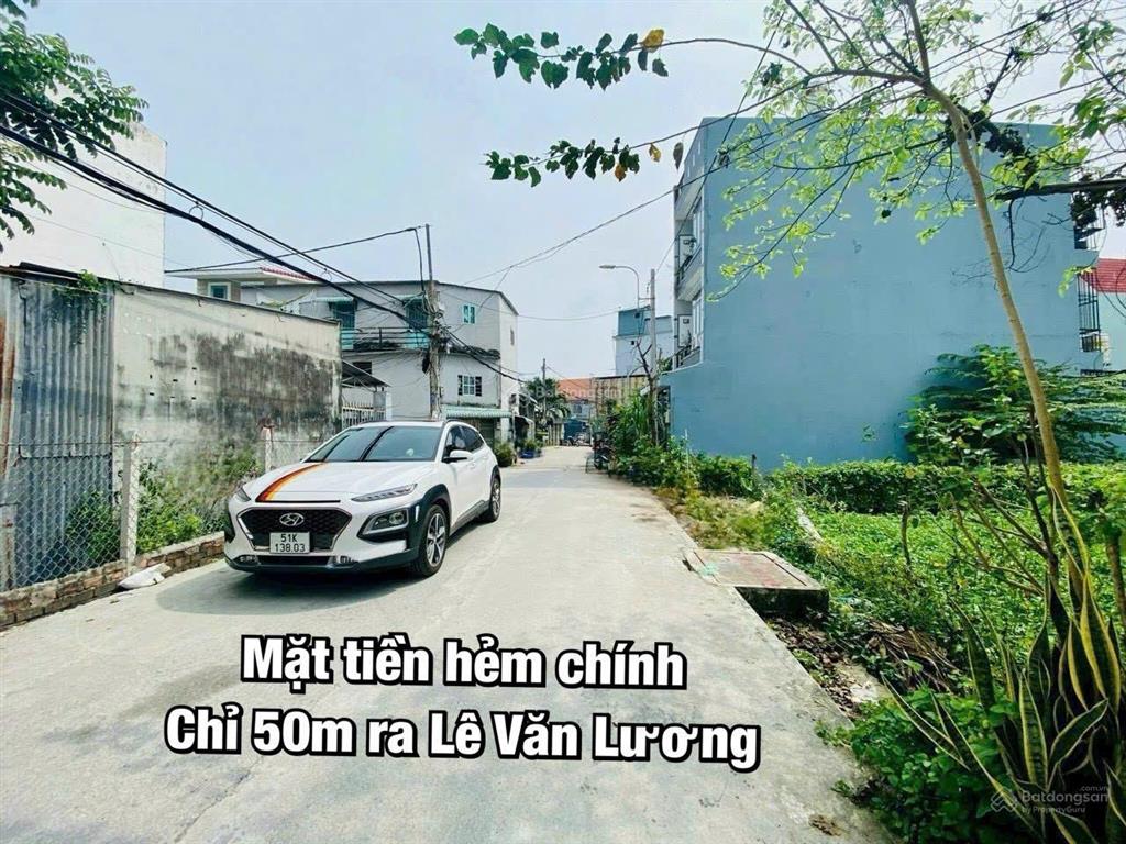 Bán đất 200m2, ngang gần 10m, cách 50m ra đường lê văn lương, giá 6.6 tỷ