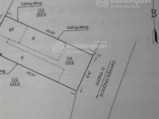 Bán đất đẹp ngang siêu to hơn 8m, diện tích 173m, thổ cư, phường an khánh, quận 2