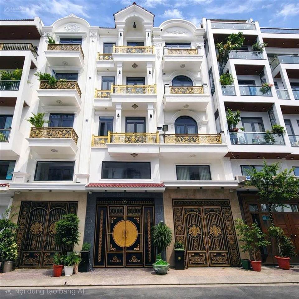 Nhà trần thị hè  khu vip hiệp thành  64m2  5 tầng  hẻm xe hơi 8m thông  gara ôtô  chỉ 5,75 tỷ