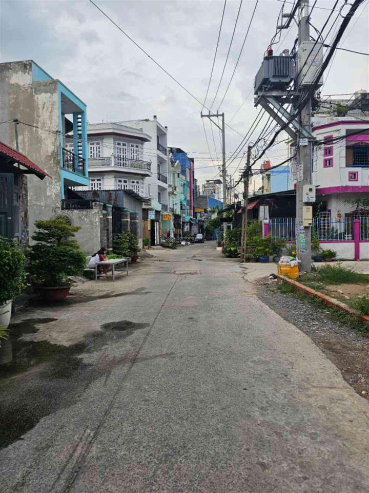 Bán đất tô ký  bà điểm  ngang 5m x 21m  ngay trường nguyễn hữu cầu  hẻm 6m thông  chỉ 4,75 tỷ