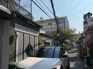 Nhà gò vấp  hẻm xe tải 50m2  đúc btct khu vip sân bay tsn  phan huy ích  siêu thị emart