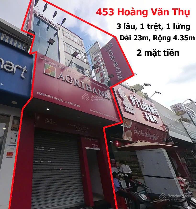 Bán gấp nhà mặt tiền đường hoàng văn thụ , tân bình , dt 4,5x24m , 5 tầng đẹp , giá chỉ 30 tỷ