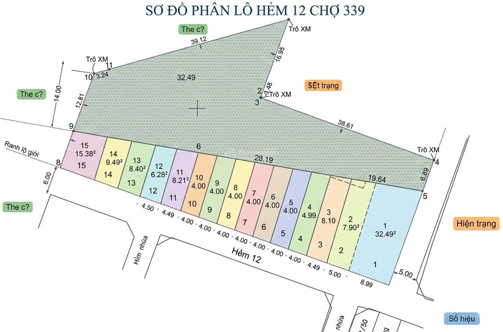 Đất nền ngay chợ 339 phước long
