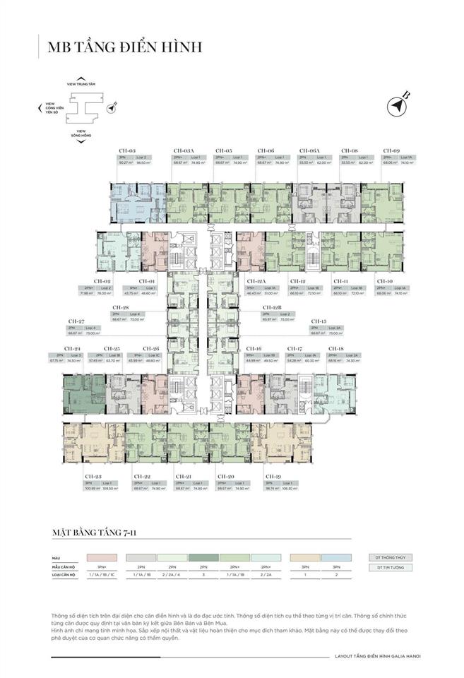 Chính chủ bán căn 2pn hoa hậu galia hà nội, giá cực tốt, tầng đẹp hướng mát, ký trực tiếp cđt