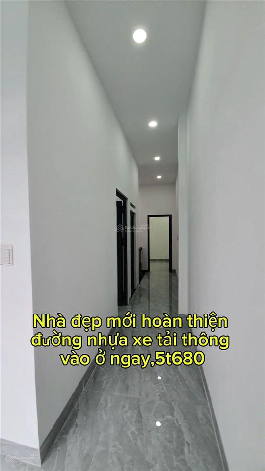 Nhà 1/,đường nhựa,xe tải thông,vừa hoàn thiện,5t6 giảm còn 5tỉ3 nhà mớivào ở ngay,full nội thất
