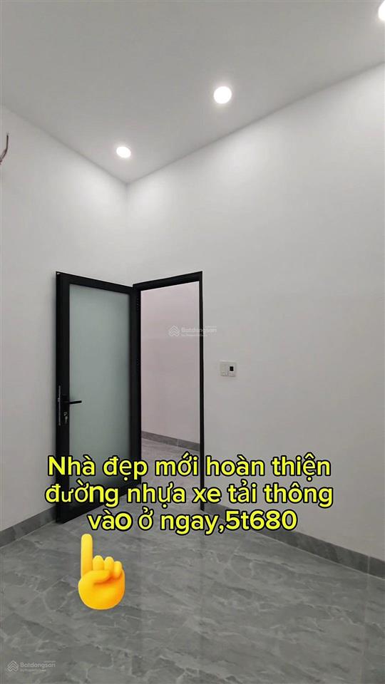 Nhà 1/,đường nhựa,xe tải thông,vừa hoàn thiện,5t6 giảm còn 5tỉ3 nhà mớivào ở ngay,full nội thất