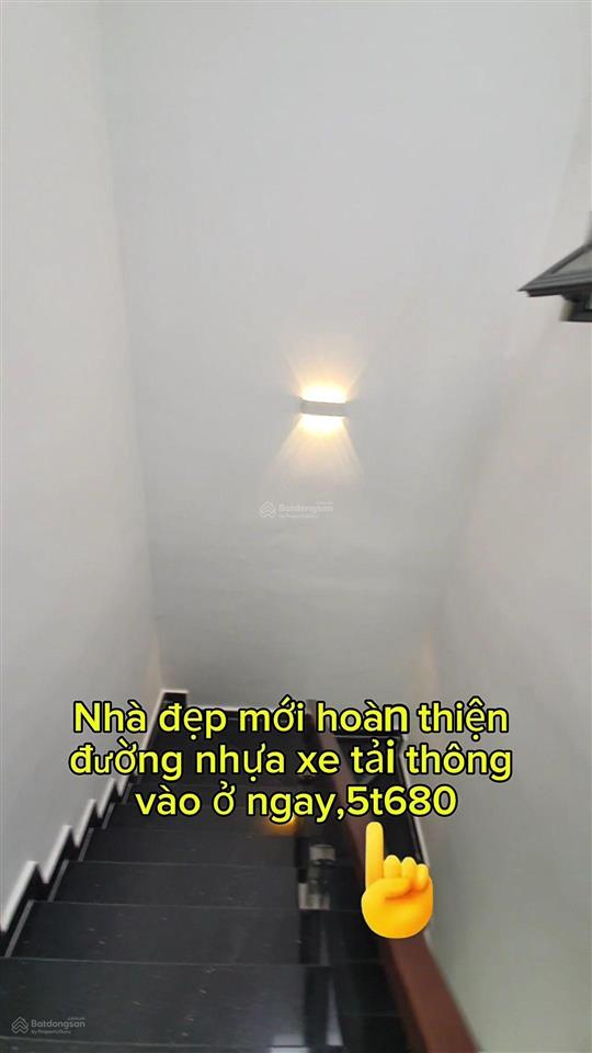 Nhà 1/,đường nhựa,xe tải thông,vừa hoàn thiện,5t6 giảm còn 5tỉ3 nhà mớivào ở ngay,full nội thất