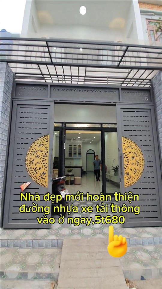Nhà 1/,đường nhựa,xe tải thông,vừa hoàn thiện,5t6 giảm còn 5tỉ3 nhà mớivào ở ngay,full nội thất